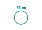 90 cm kruh