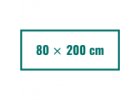 80 × 200 cm