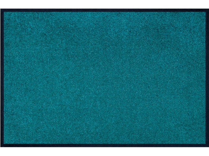 Jednobarevná rohož peacock green