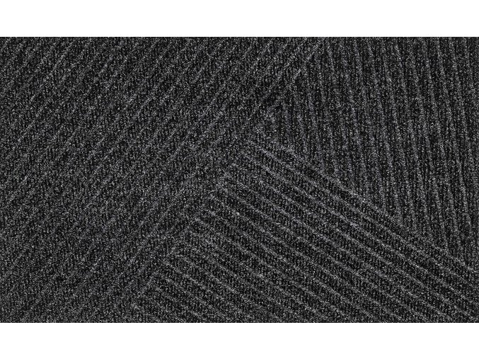 Ekologická rohož stripes dark grey