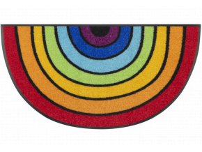půlkruhová rohože round rainbow