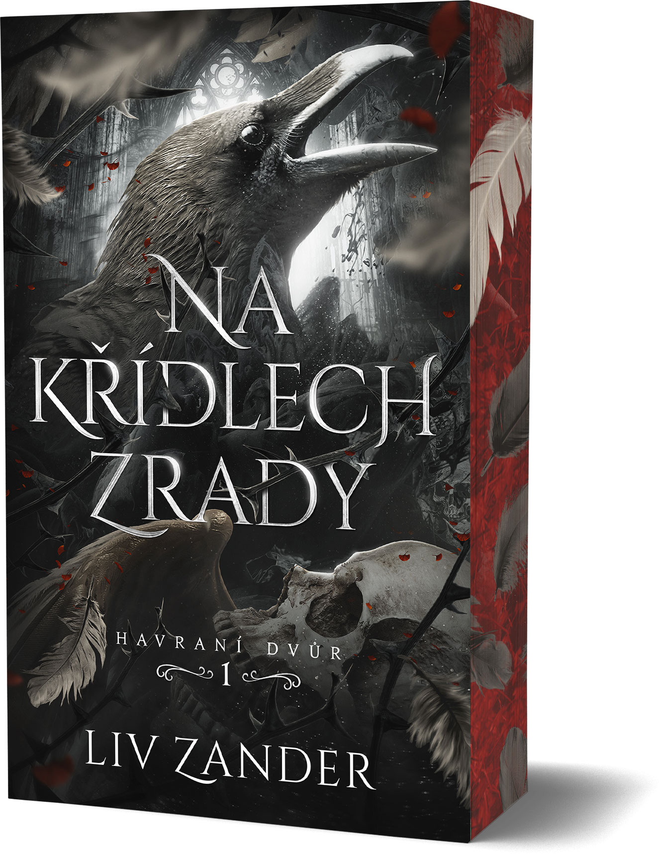 Mockup knihy Na křídlech zrady