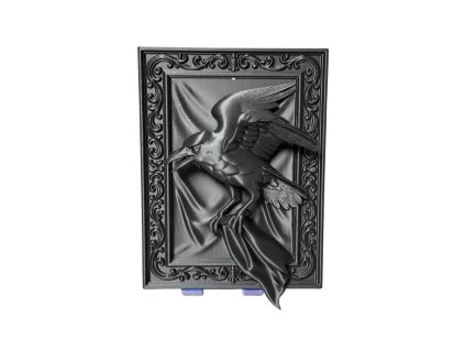 774 muj 3d obraz havran do knihovnicky na zed