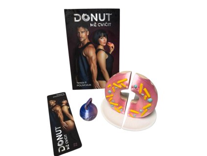 Balíček Donuť mě cvičit + můj donutí držák na knihy | Tereza P. Polivchuk