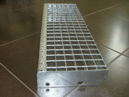 Schodiskový stupeň SP/34x38/40x3/1000x270, Zn DIN 24531