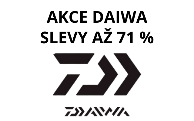 Sleva na značku Daiwa
