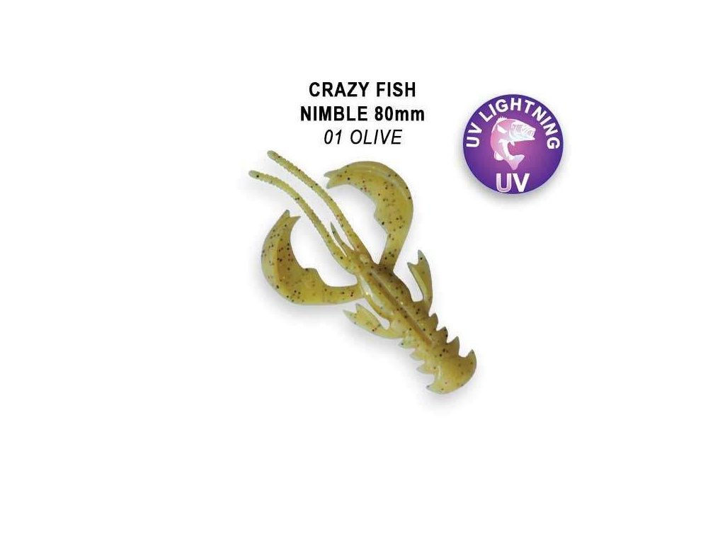 Nimble 8cm floating color 1 olive (Varianta Nimble 8cm floating color 1 olive)