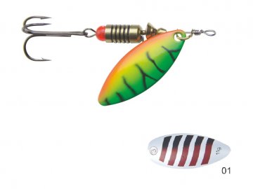 Mistrall rotační třpytka SORIUS vel. 2, 8g, barva 01 (Varianta Mistrall rotační třpytka SORIUS vel. 2, 8g, barva 01)