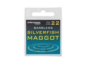 Drennan háčky bez protihrotu Silverfish Maggot Barbless vel. 14 (Variant Drennan háčky bez protihrotu Silverfish Maggot Barbless vel. 14)