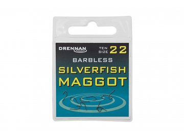 Drennan háčky bez protihrotu Silverfish Maggot Barbless vel. 14