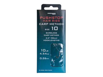 Drennan návazce Pushstop H'Rig Carp Method Barbless (Variant Drennan návazce Pushstop H'Rig Carp Method Barbless vel.10 / 10lb)