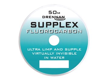 Drennan vlasec Supplex fluorocarbon 50m 6,4lb 0,22mm (Variant Drennan vlasec Supplex fluorocarbon 50m 6,4lb 0,22mm)