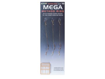ESP návazce Mega Method Rigs Barbless (Variant ESP návazce Mega Method Rigs vel. 10 Barbless)