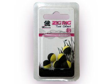 LK Baits ZIG RIG Pop–Up 10 mm – Black/Yellow