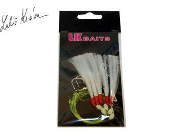 LK Baits Návazec na moře 3/0 0,60/0,45mm glitter - bílý (Variant LK Baits Návazec na moře 3/0 0,60/0,45mm glitter - bílý)