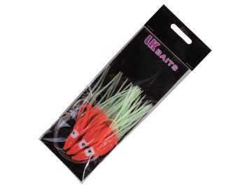 LK Baits návazec Chobotnice 8/0 12cm Lumino Red/Červený (Variant LK Baits návazec Chobotnice 8/0 12cm Lumino Red/Červený)
