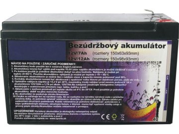 Akumulátor k sonarům a loďce Bait liner (Varianta Akumulátor k sonarům a loďce Bait liner)