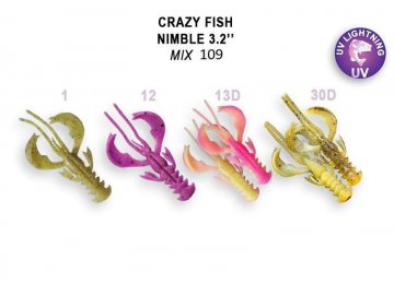 Nimble 5cm floating (Varianta Nimble 5cm floating color mix 109)