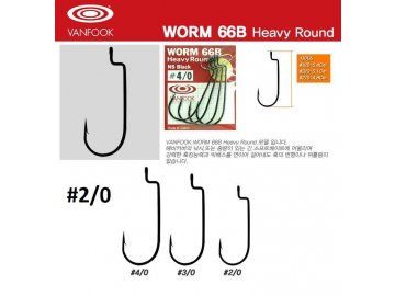 VANFOOK WORM - 66B HEAVY ROUND (Varianta VANFOOK WORM - 66B HEAVY ROUND 2/0 5ks)
