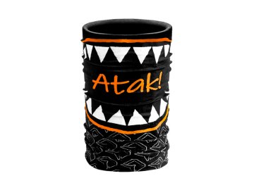 Multifunkční šátek Delphin Atak! (Velikost UNI)