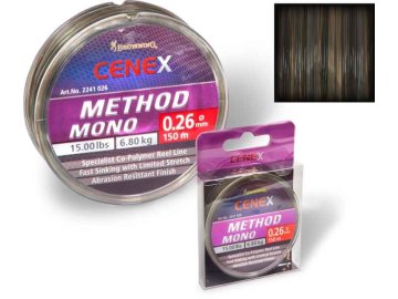 Browning Cenex feeder silon - Method Mono 150m (Varianta průměr 0,22mm)