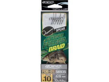 návazec Owner FDB-01 (Varianta háček č.10,šňůrka 0.15mm(6ks))