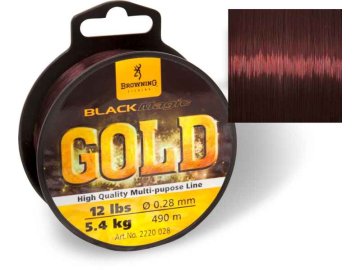 Feeder silon Black Magic® GOLD mono - tmavě hnědý (Varianta 680m 0,19mm / 3,00kg)