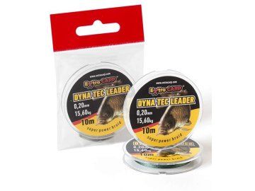 Extra Carp Dyna Tec Leader 10m (Průměr 0,18 mm)