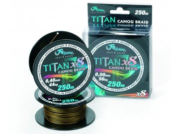 Filfishing Sumcová Šňůra Titan Camou Braid 250m