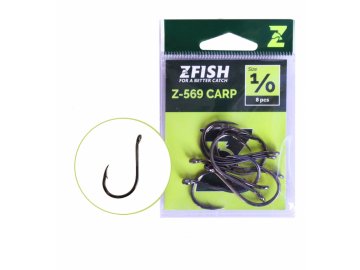 Zfish Háčky Carp Hooks Z-569 (Velikost Háčku 8)