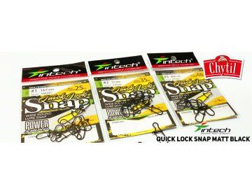 Snap Intech Quick lock Snap Matt black (Velikost 00)