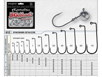 Kamatsu – Jigová hlavička 14g