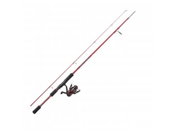 Přívlačový prut s navijákem Mitchell Tanager 2 Red Spin M 2,40m 7-30g (DÉLKA PRUTU 240 cm, GRAMÁŽ 7-30 g, POČET DÍLŮ 2)