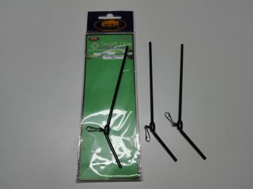 Průjezd zahnutý černý 15cm