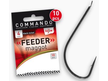 Háčky Feeder Maggot - 10 ks/vel.4 (Varianta Háčky Feeder Maggot - 10 ks/vel.4)