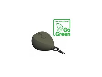 CARP EXPERT OLOVO ROTAČNÍ FLAT BARVENÉ ''GO GREEN'' (Velikost 140 g, Typ Go Green Flat)