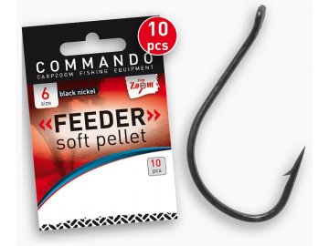 Háčky Feeder Soft Pellet - 10 ks/vel.6 (Varianta Háčky Feeder Soft Pellet - 10 ks/vel.6)