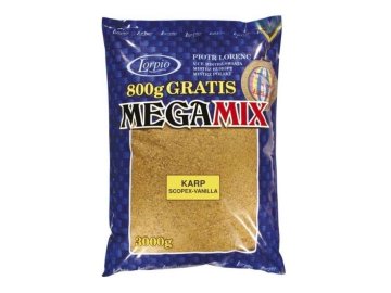Lorpio - Megamix 3 kg (Varianta Megamix Carp Scopex Vanilka 3kg)