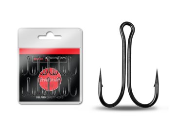 Háček Delphin HKD Double / 9ks (Velikost BN/4)