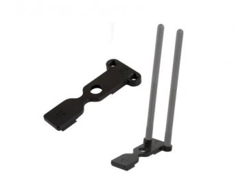 fox usi za hlasice black label swinger plate snag ears 127 mm