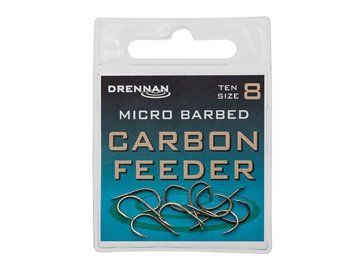 Drennan háčky Carbon Feeder (Varianta Drennan háčky Carbon Feeder vel. 10)