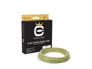 Cortland muškařská šnůra Euro Nymph Braid Core .022 Fresh (Varianta Level Chartreuse 90ft)