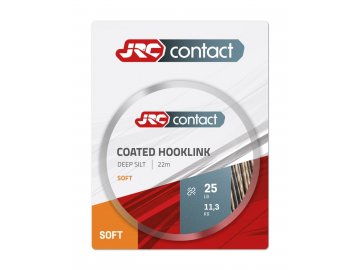Návazcová šňůrka JRC Contact Soft Coated Braid Deep Silt 22m (Varianta Soft Coated Braid Deep Silt 25lb 22m)