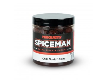 Spiceman boilie v dipu 250ml - Chilli Squid (Varianta Spiceman boilie v dipu 250ml - Chilli Squid 16mm)