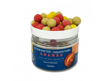 Wafter Boilies Action Method Feeder Fans 12 mm 100 ml (Varianta Method Action Wafter Boilies Ananas 12 mm 100 ml)