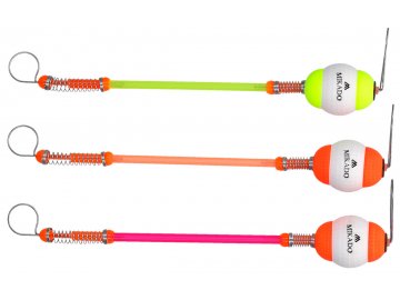 SIGNALIZÁTOR - HANGER S POLYSTYRENEM A HADIČKOU - ČERVENÉ A ŽLUTÉ - 10 ks (Varianta Číhátko na trubičce 16cm - bal.10ks vel. M)