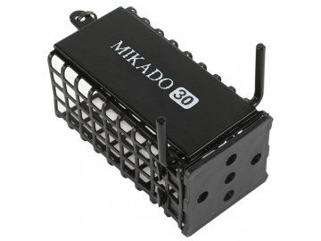 KRMÍTKO - HRANATÉ S DRÁPEM (Varianta Hranaté feederové krmítko s drápem (25x30x44) 50g - Černé - 10 ks)