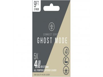 Wychwood Ujímaný návazec Ghost Mode Tapers 3X 9ft 4lb