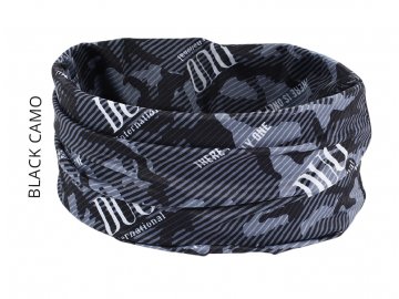 Nákrčník DUO UV Headwear Black Camo