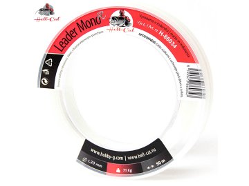 Hell-Cat Vlasec návazcový Leader Mono FC 50m (Varianta 0,70mm, 34kg)